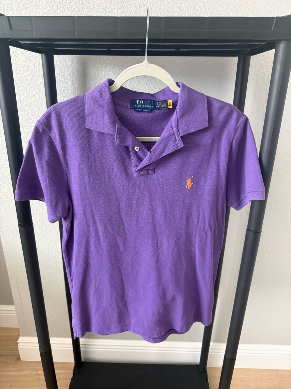 Polo by Ralph Lauren Purple Polo with Orange Pony